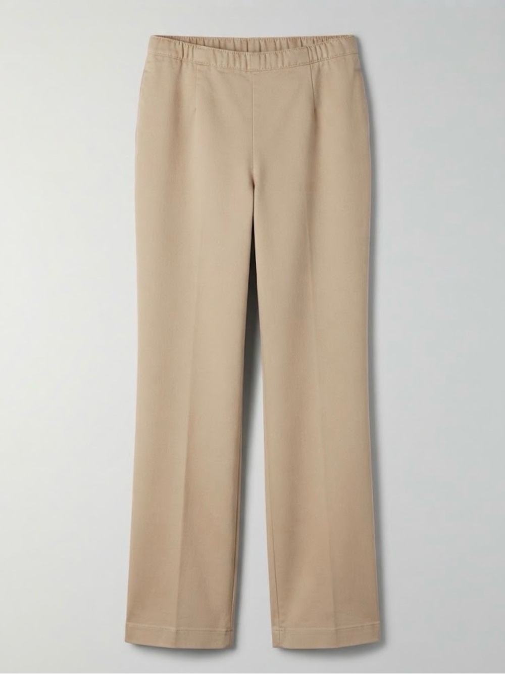 Alfred Dunner Pull-On Straight-Leg Pants - Tan